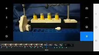 lego Titanic sinking Stopmotion (first video)