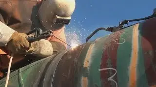 Pipeline Welding - Cold Morning Tie-In