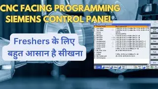 siemens facing cycle | cnc programming for mechanical engineering| cnc programming in hindi