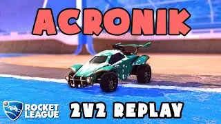 AcroniK Ranked 2v2 POV #75 - Alpha54 & oKhaliD VS Money & velocity  - Rocket League Replay