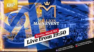🏆 Final Table of €250 King's Million NLH Main Event live from King's Resort 👑