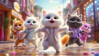 Duri duri dam dam | Cute Cat Dance Group | Funny Cartoon Cats Performance  🐾🔥 #dudidudi #dumdum #FHA
