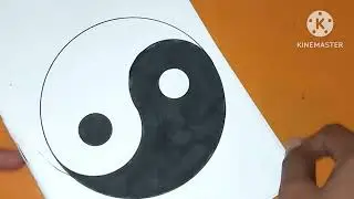 How To Draw A Yin Yang Symbol🔥🔥 | Step By Step Easy