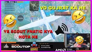 SCOUT PLAYING WITH RANDOM PLAYER 😂| PUBG MOBILE |