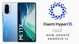 Super Smooth Hyper Os 24.1.22 Port Rom Mondrian для Poco F3 MI 11X Android 14