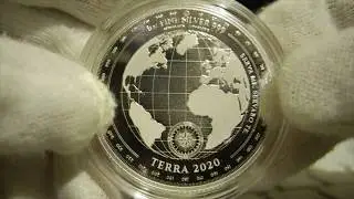 2020 Terra Tokelau Silver  Coin 1 oz $5 NZD