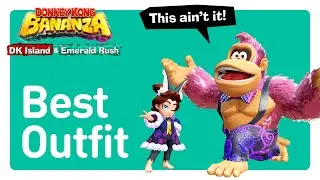 Donkey Kong Bananza: Emerald Rush &mdash; ЛУЧШИЙ наряд для V ранга | Руководство по выбору снаряжения |...