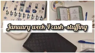 Cash Stuffing &pound;300 | 4th January Cash Stuffing 💷 | Binder Update & Sinking Funds