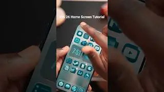 iOS 26 Home Screen Tutorial!