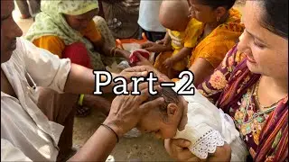 Cute Baby Mundan Sanskar | Bachi Ka Munda | Indian Tradition