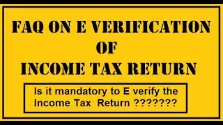 How to E verify your Income Tax Return #everify #incometaxreturn #itrv #EVC #electronicverification