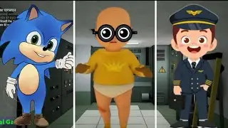 Funny New Moments In Baby In Yellow VS police & sonic pilot Baby | The Baby In Yellow episode 040