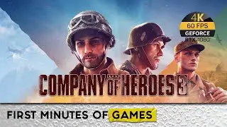Company of Heroes 3 - The next generation of acclaimed tactical gameplay | First Minutes of Games