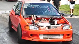 900HP Civic AWD Sequential K20 Turbo de 8 segundos | DIPR Vlogs