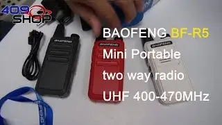BAOFENG BF-R5-RED Mini Portable two way radio UHF 400-470MHz
