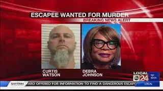Manhunt continues for an escaped inmate wanted for murder as reward money tops $50,000