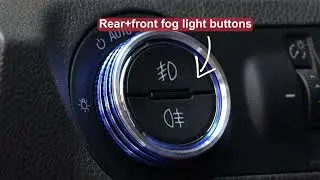 How to turn on fog lights in 2010-2015 Chevy Cruze?