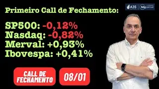 Primeiro Call de Fechamento de 2025 | Call de fechamento 08/01/2026 18:00 hs