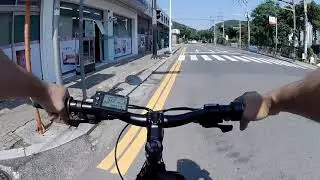 south korea bike trip ebike test drive