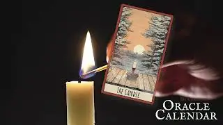 Soon on Kickstarter: The Christmas Oracle Calendar with oracle cards.