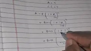 HOW TO FIND THE COMPOUND INTEREST | HOW TO FIND THE AMOUNT | SIMPLE INTEREST| AMIR SIR SMPS 