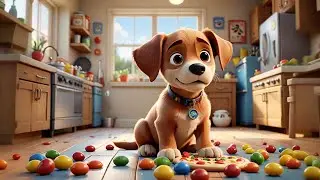 Talking Puppy Orders Pizza &mdash; Baby Surprised! | Funny Kids Song | Silly Snack Adventure Rhyme