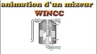 TIA PORTAL: animation d'un mixeur avec WINCC