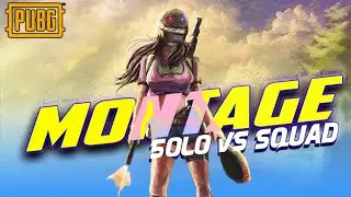 SOLO vs SQUAD || MONTAGE || PUBG MOBILE || RAAZA GAMING