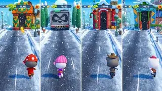 Talking Tom Gold Run: Captain Tom,Pirate Angela,Cowboy Tom,Cowboy Angela (Android/iOS) Gameplay