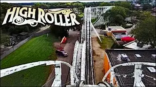 High Roller HD Front Seat On Ride POV & Review, Rauerhorst Wooden Coaster At Valleyfair