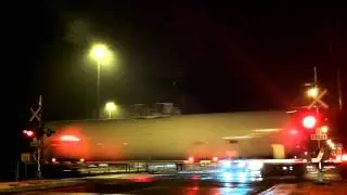 Night Shot/CP 642 w/ SOO's 6023, 6055 & 6024 lead this long EB Ethanol train by Lisgar GO