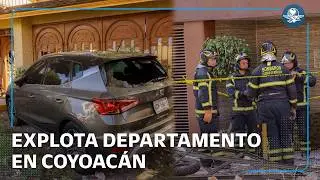Explosi&oacute;n por acumulaci&oacute;n de gas da&ntilde;a 30 inmuebles en Coyoac&aacute;n y deja 11 lesionados