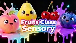 Cute Fruits Dance 🍓 Baby Sensory Animation | Kids Learning Colors