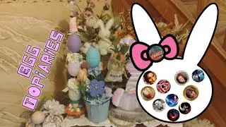 Egg Topiaries #eastercraftidea #eastercrafts #springcrafts #springdecor #easycraftideas