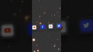 Social media icons hover effect css #shorts #viral