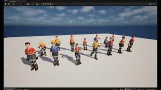 Stylized Female Worker 3D Model  &ndash; Animated & Customizable [Unreal]