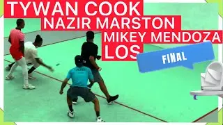 Final Impact Pro 5  - Tywan Cook Mikey Mendoza V Nazir Marston & Los Zerega NYC Handball Open Tour
