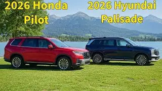 Сравнение Honda Pilot 2026 года и Hyundai Palisade 2026 года &mdash; полный обзор внедорожников.