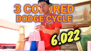 Sport Stacking: Partially 3 Colored Dodge Cycle in 6.022 Seconds!