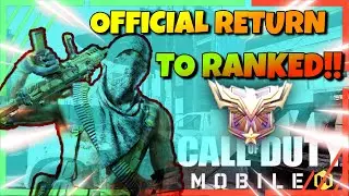OFFICIAL RETURN TO RANKED MULITIPLAYER IN CALL OF DUTY MOBILE!🔥 | Arixma Playz