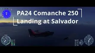 Landing at Salvador SBSU | PA24 Comanche 250