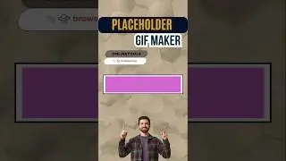 How to Create a Placeholder GIF in Just One Click!