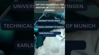 Universities of Masters in Chemistry in Germany #mastersingermany  #chemistry #msingermany