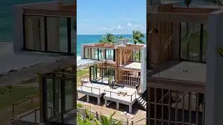 Tropical Beach House  #aivideo #building #construction