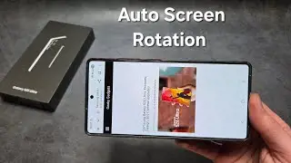 Включение/отключение автоматического поворота экрана на Samsung S25 / S25 Ultra