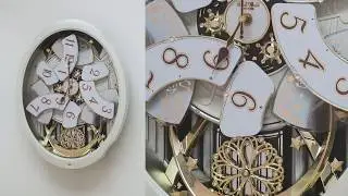 RHYTHM Magic Motion Clock 4MH427WU03