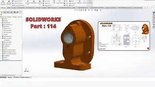 SolidWorks tutorial 3D Modeling: Part 114