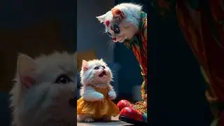 JOKER CAT ANGRY 😡 BABY CAT NERVOUS #cats #shortvideo #foryou #viral #trending