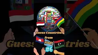 Guess Countries From Flags - Part 6 #flagtrivia #flagquizz