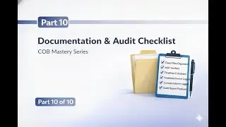 Part 10 Documentation & Audit Checklist